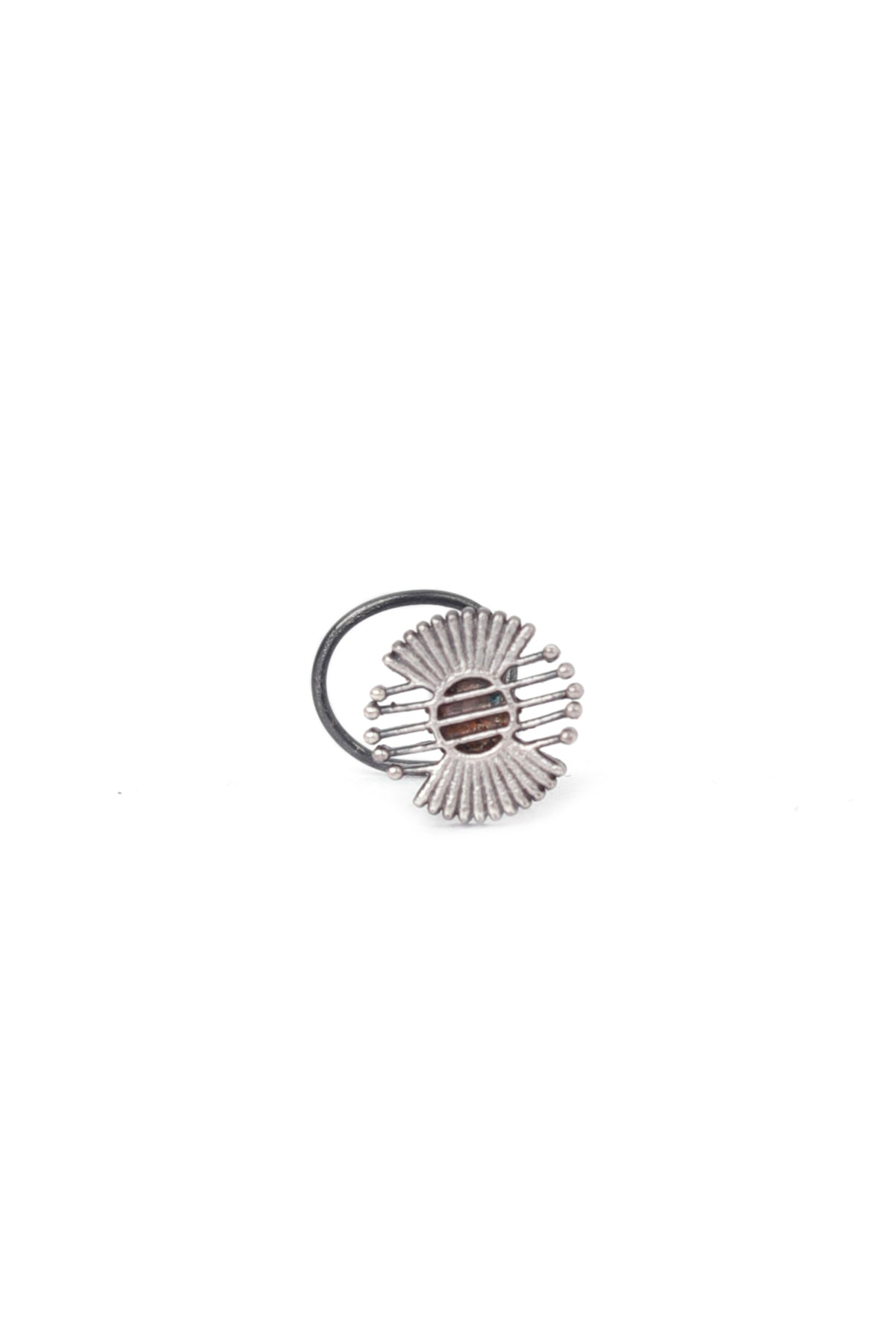 Intricate Motif Brass Nosepin