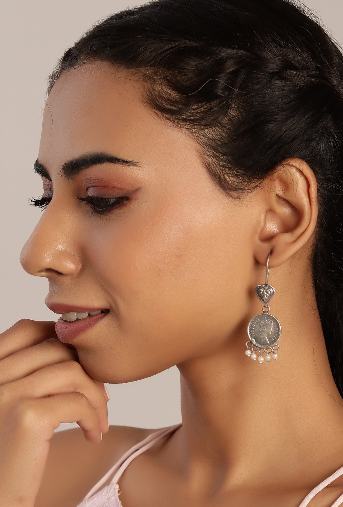 Regal Victoria Coin Earrings