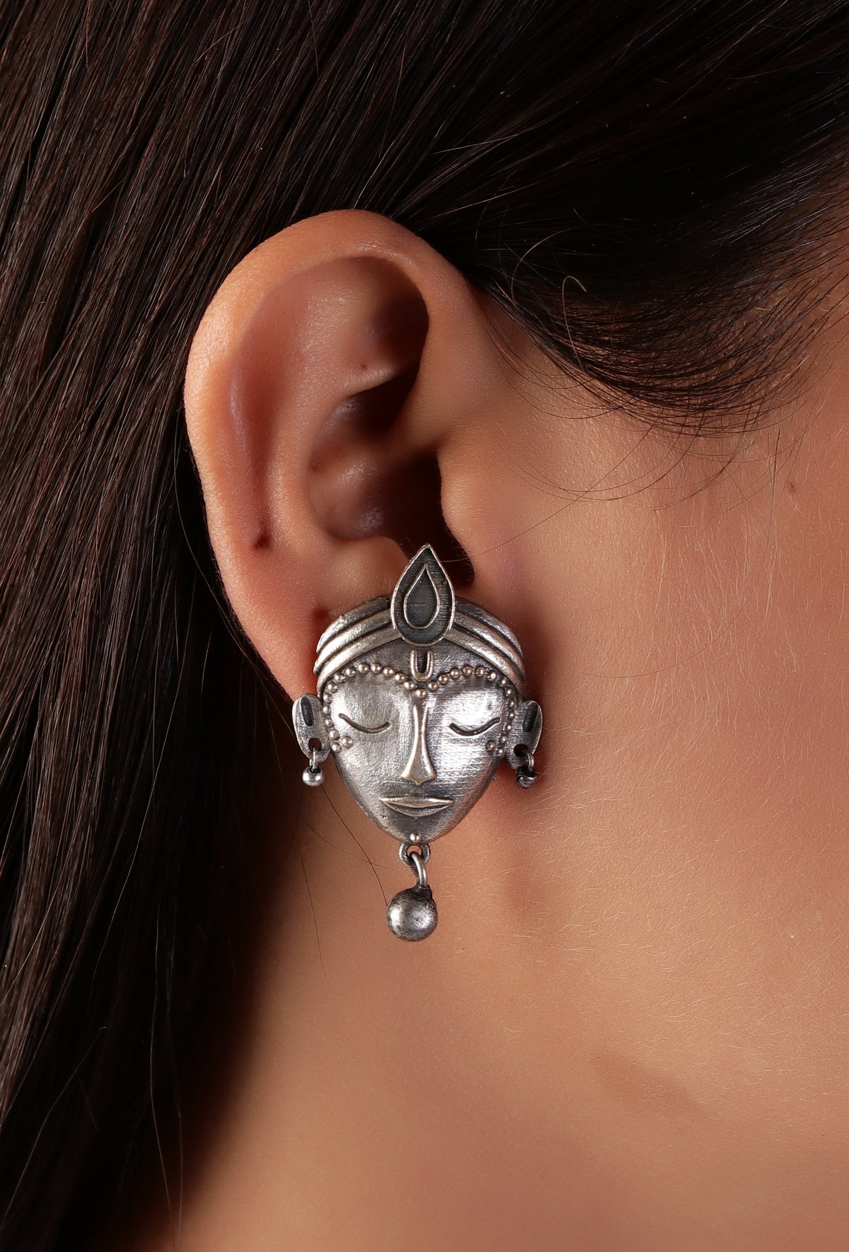 Lord Krishna Face Studs