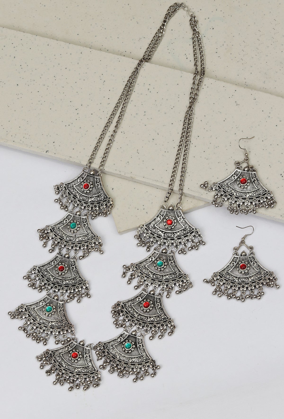Chandbali Cascade Necklace