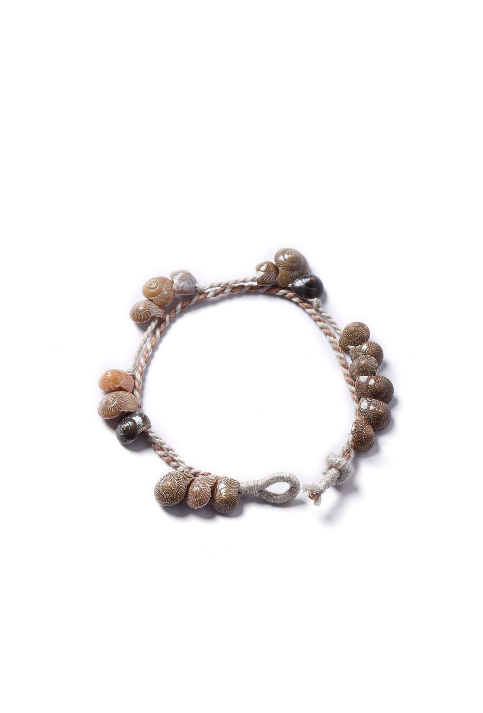 Brown Seashell Anklet
