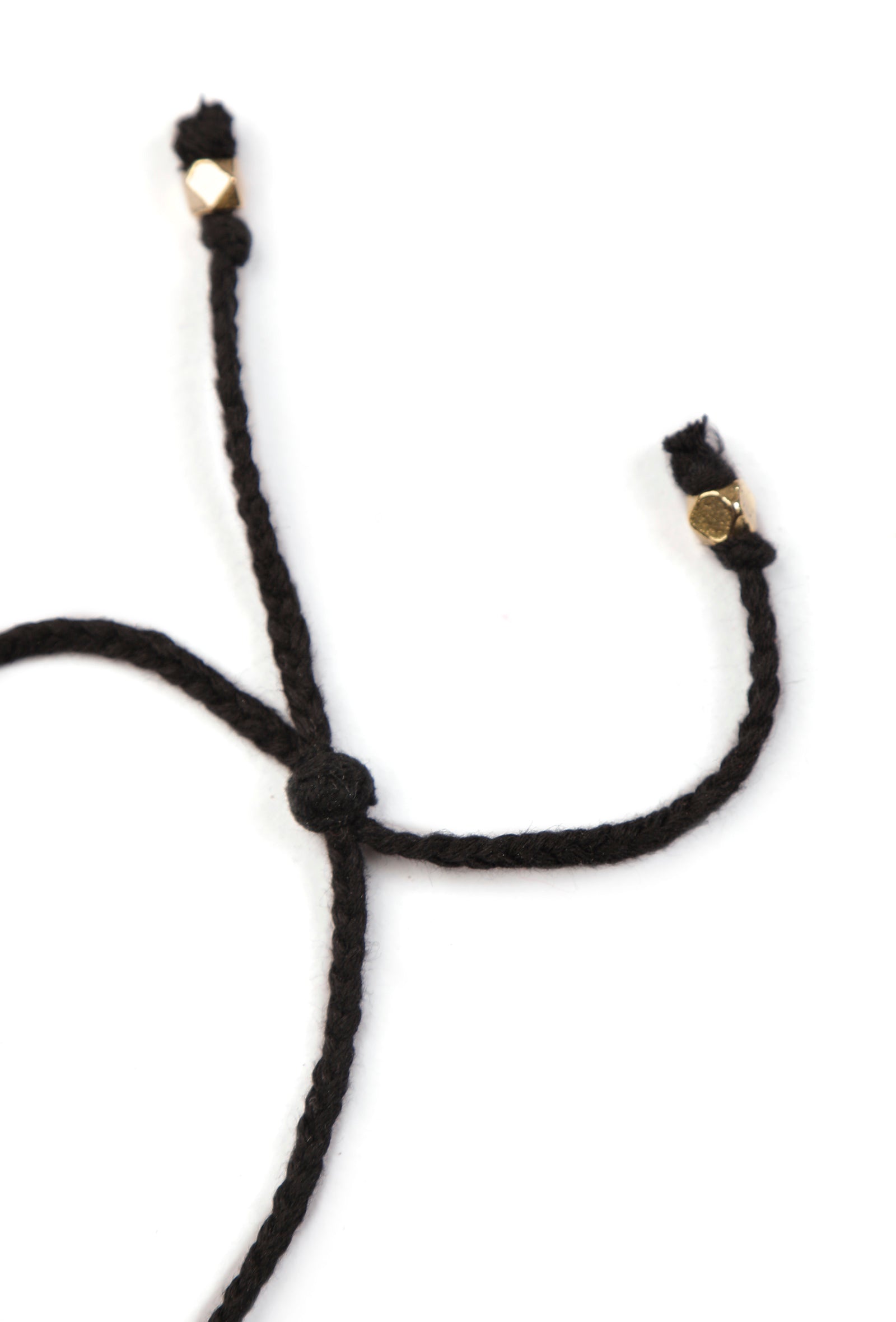 Minimalist Cowrie Shell Black Thread Anklet