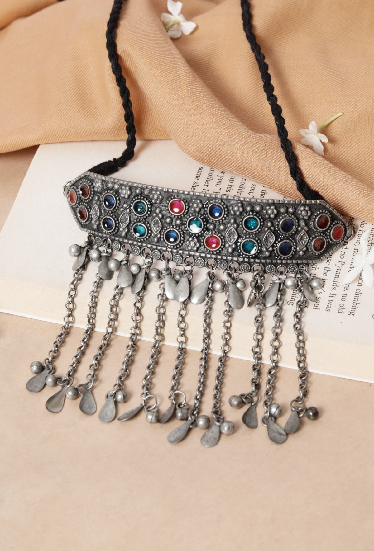 Latest Design Meenakari Work Kuchi Afghani Choker Necklace