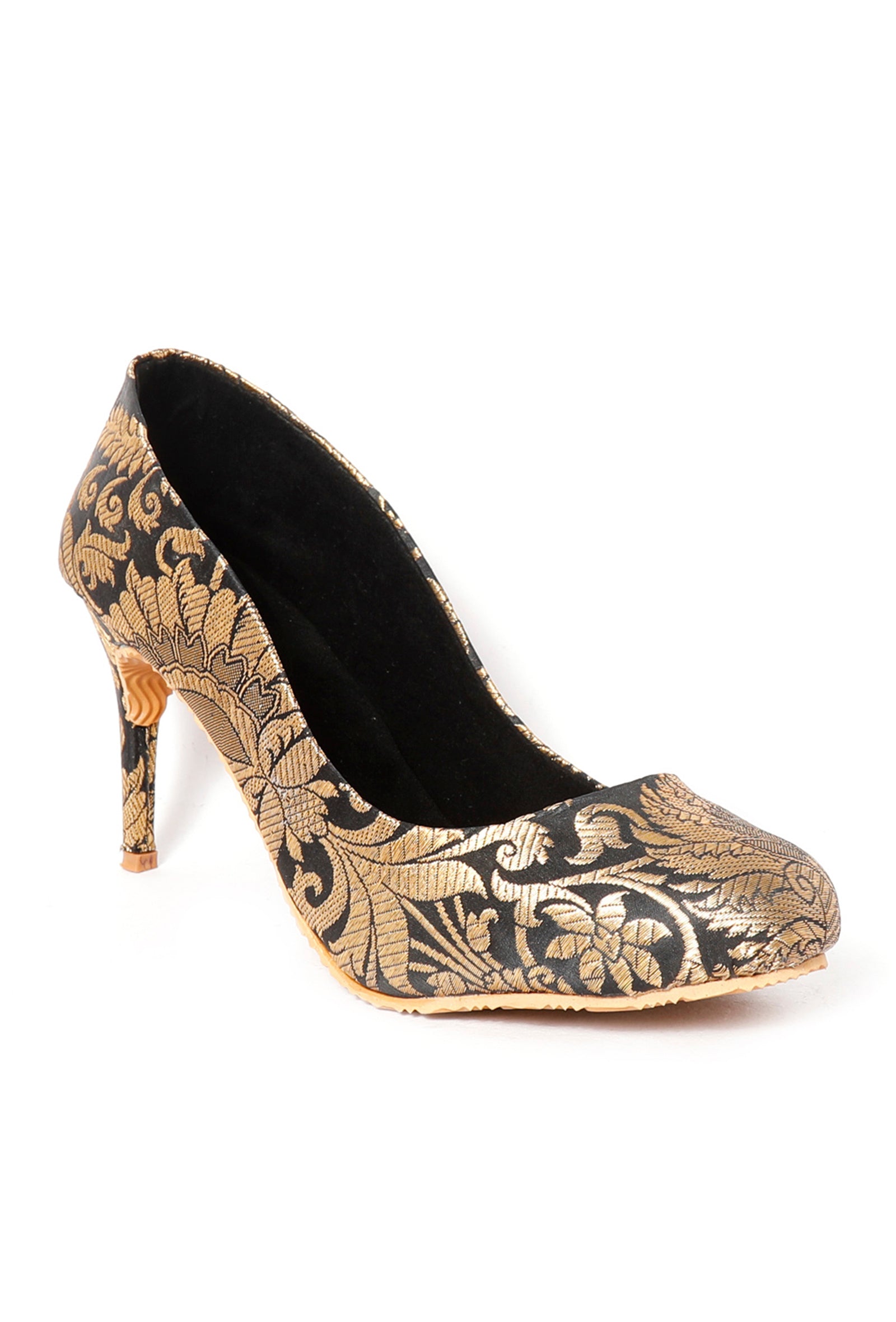 Buy Uunda Fashion Brown Pencil High Heels Sandals for Women (numeric_2) at  Amazon.in