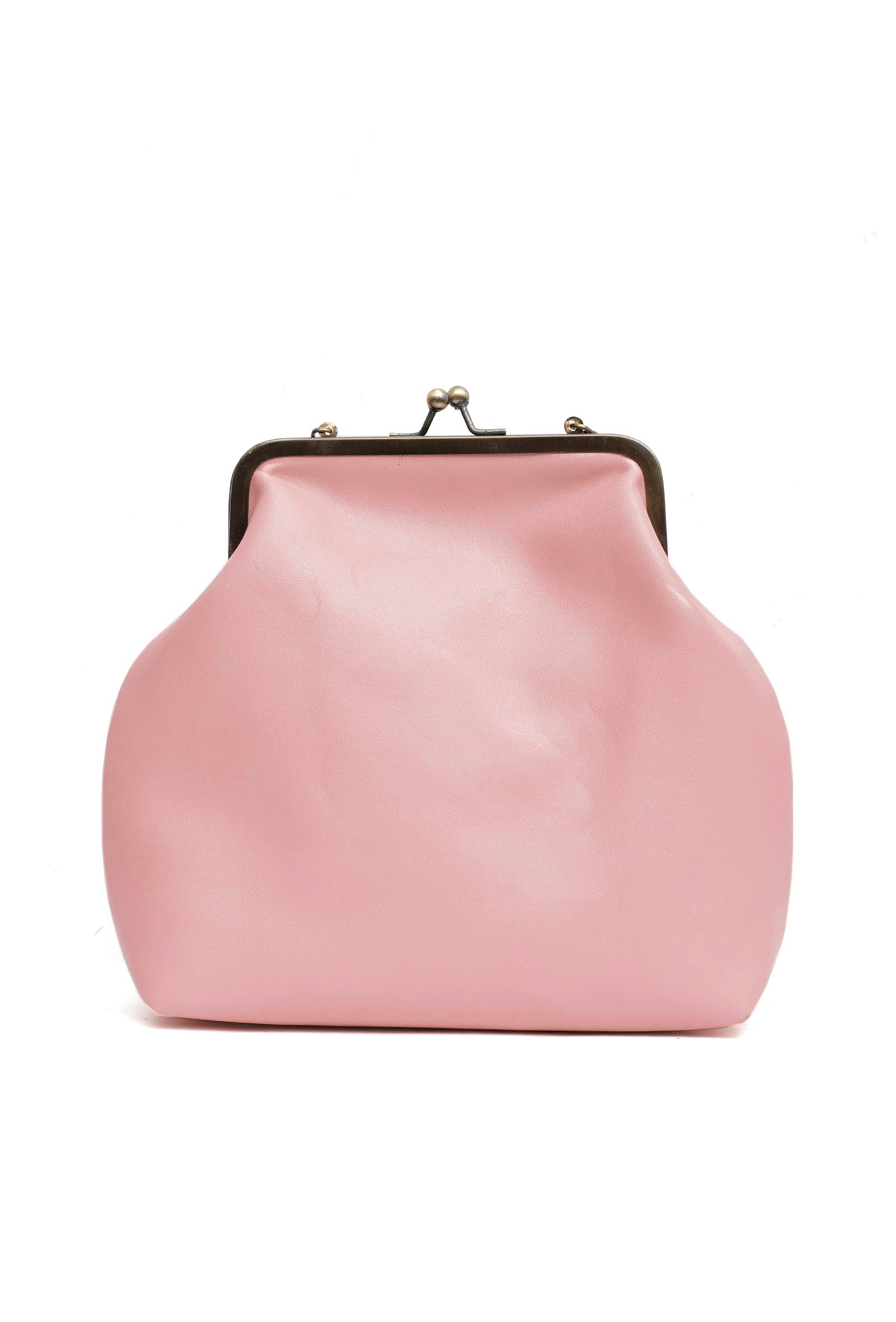 Solid Pink Clutch Bag