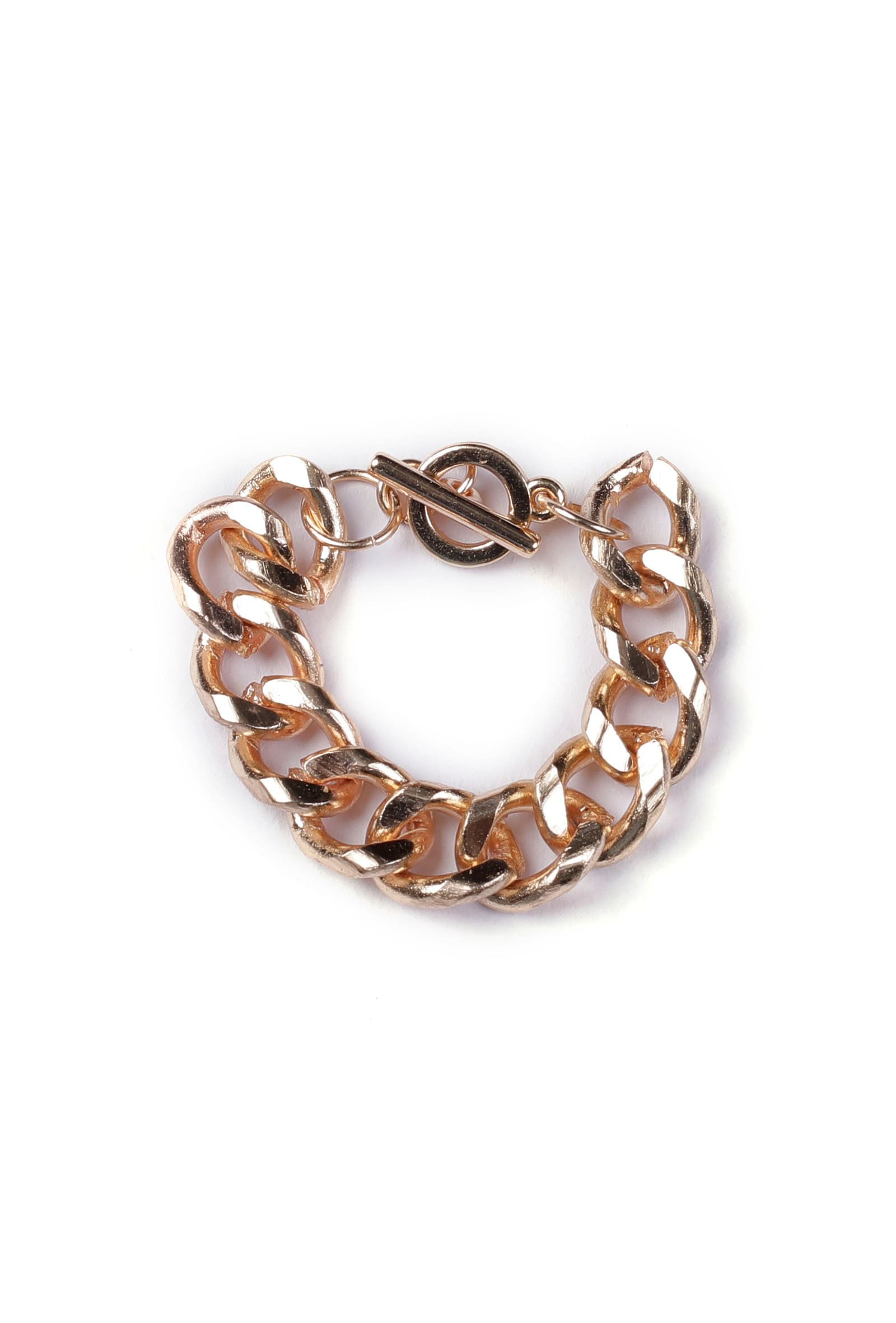 Fashion Golden Plated Chain Men's Fashion Copper Bracelet - Temu