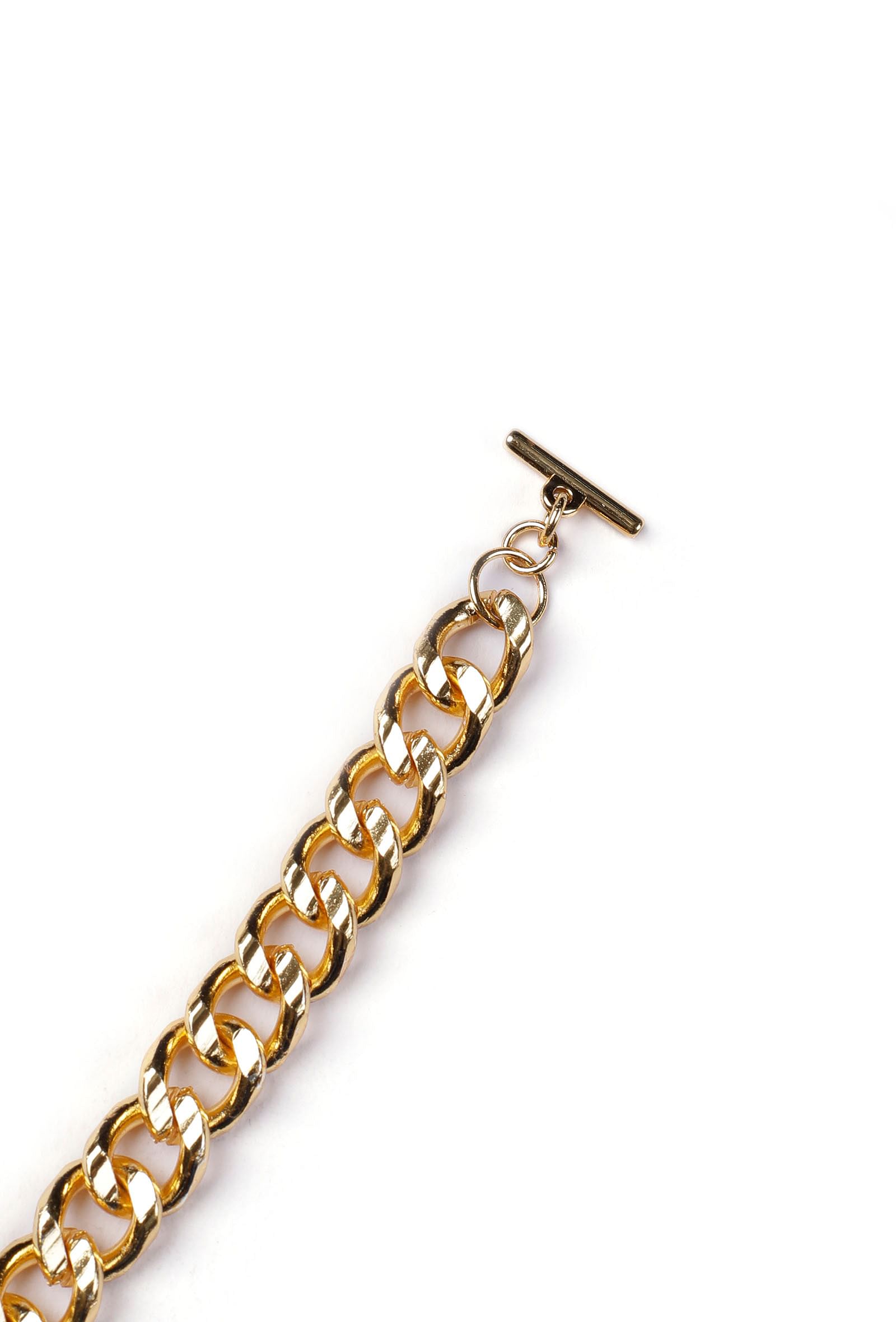 Buy Kairangi by Yellow Chimes Golden Gold Plated Copper Chain Link Bracelet  For Men And Boys - 3.15 Inches Online at Best Prices in India - JioMart.