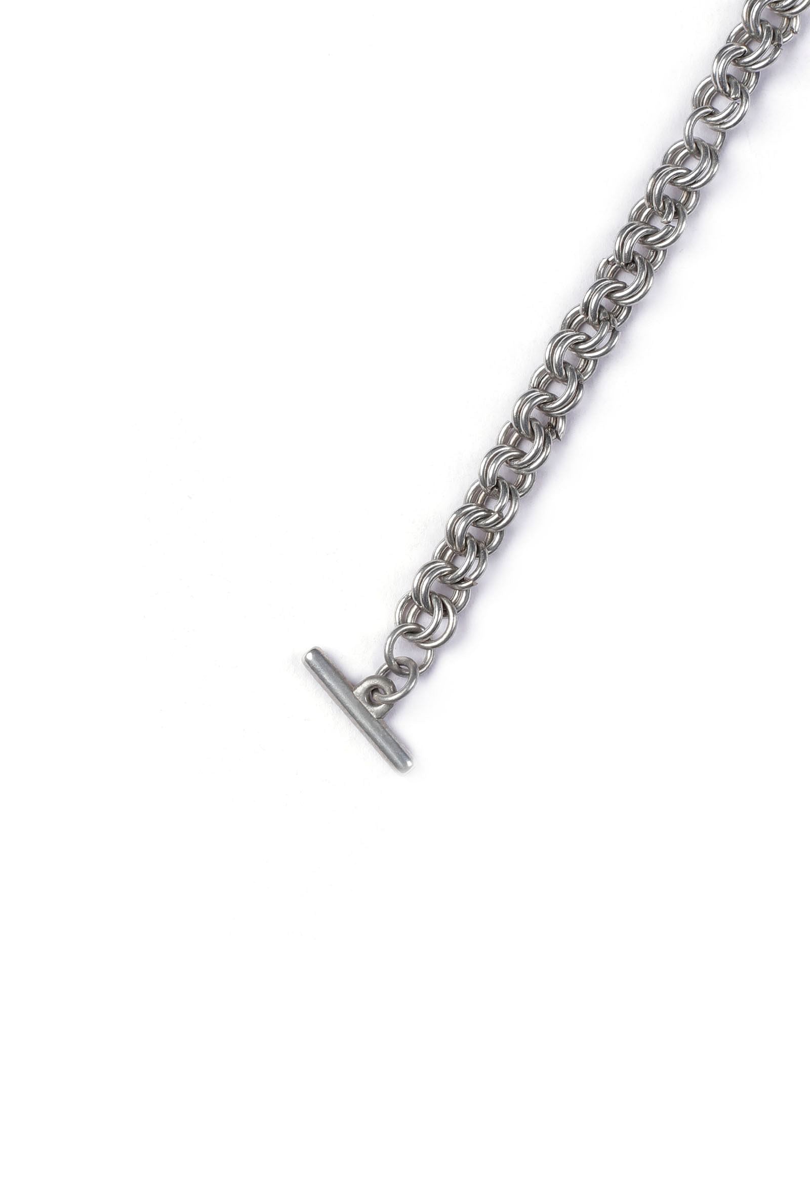 Silver Twisted Chain Braclet