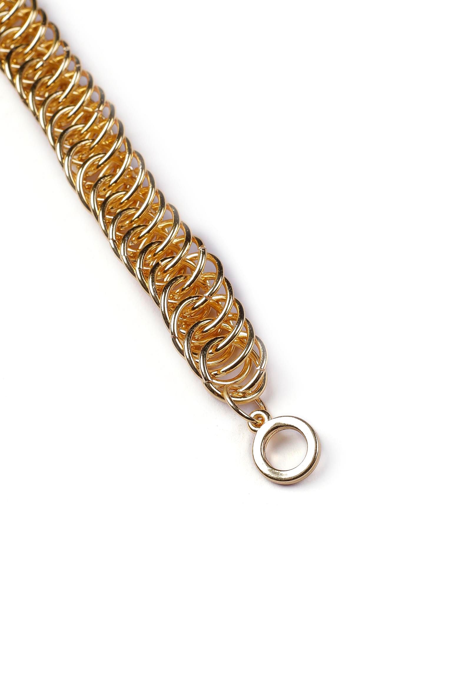 Zin Gold Single Layered Chain Bracelet