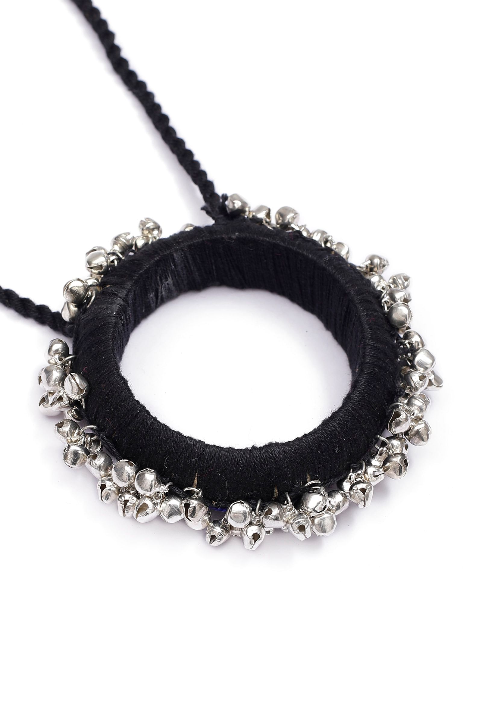 Onyx Black Ghungroo Handcrafted Necklace