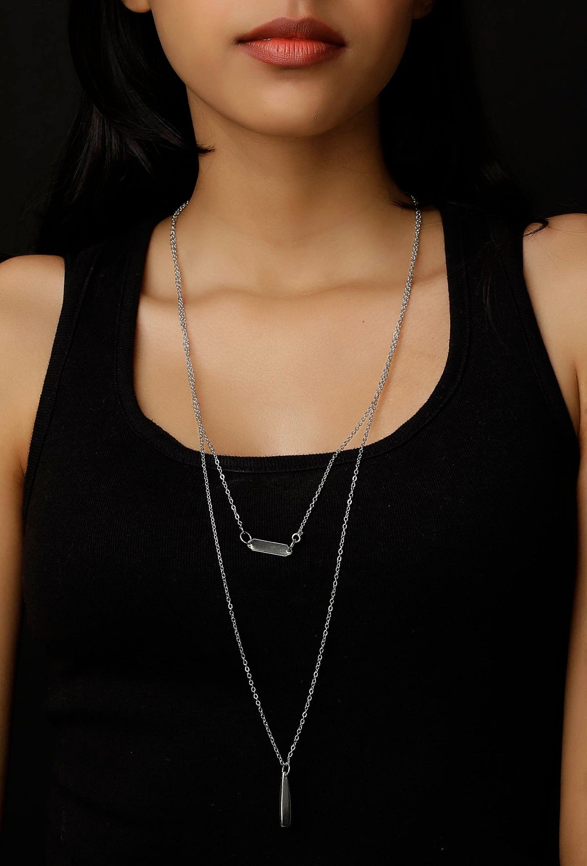 Grace Silver Layered Chain