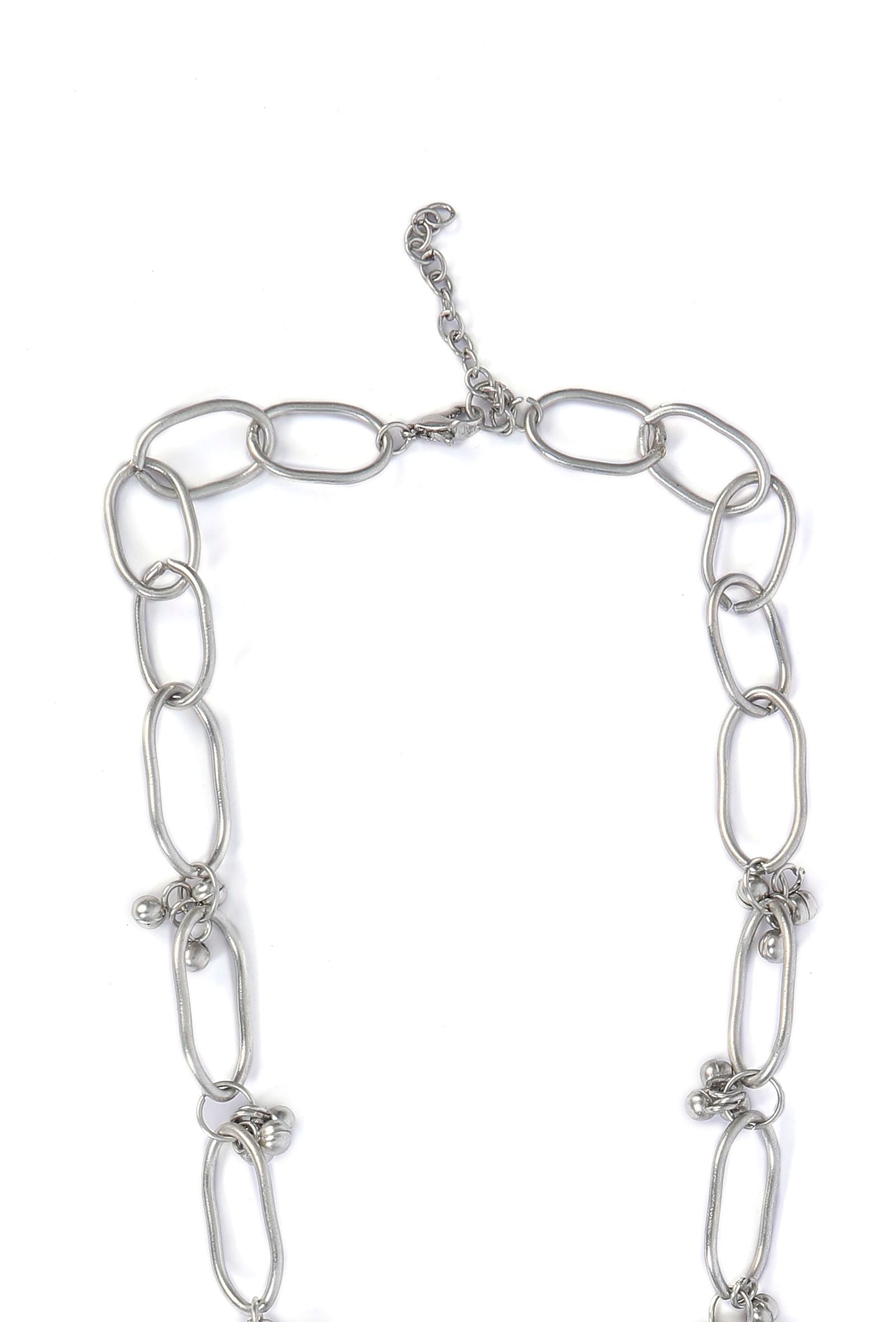 Sarah Chain Silver Necklace