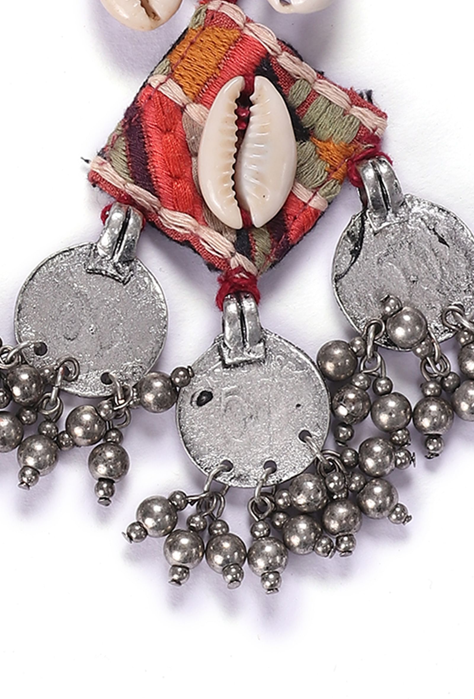 Adya Silver Kutch Earrings